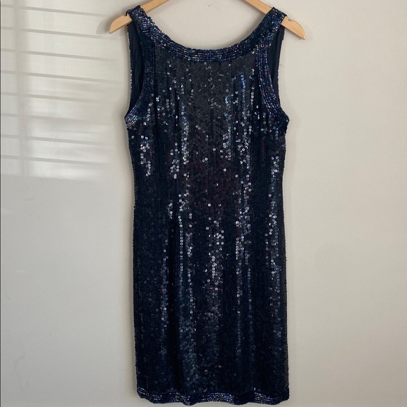 Mukesh nitz black sequin dress size smalll - Picture 2 of 9
